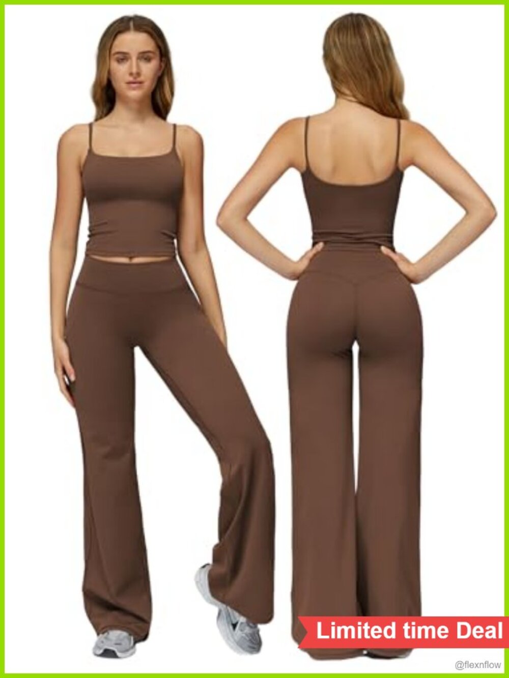 2 Piece Workout Set for Women Yoga Athletic Outfit